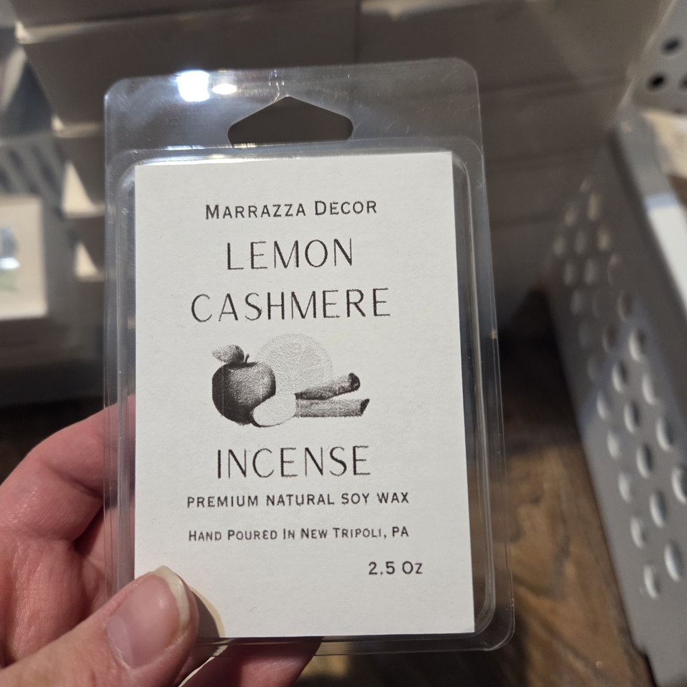 Lemon Cashmere Incense Soy Wax Melts